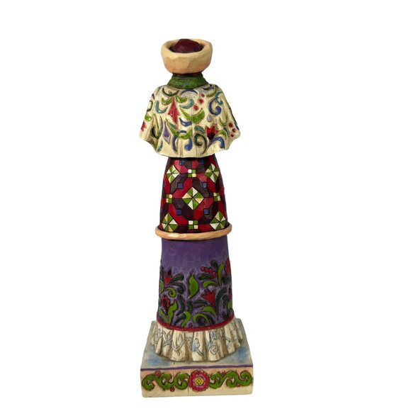 Jim Shore Here We Come A-wand'ring So Fair to Be Seen Woman Caroler Figurine - Picture 4 of 7